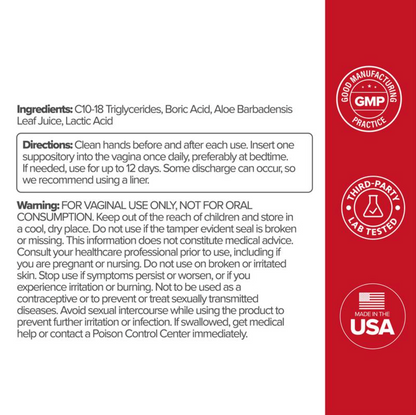 Boric Acid Vaginal Support